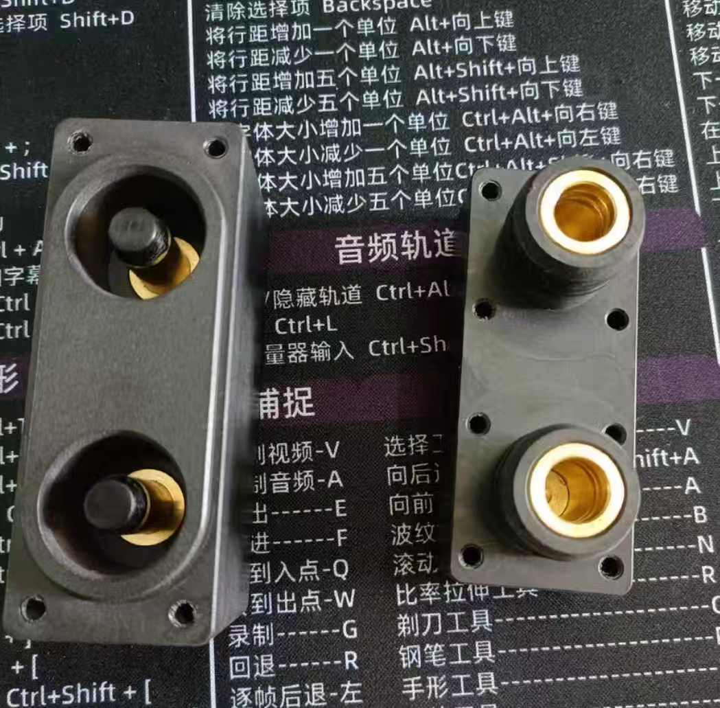 Waterproof lithium battery connector