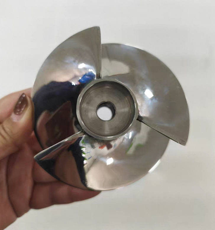 Metal propeller impeller 100mm stainless steel for mini jetboat and jetboard